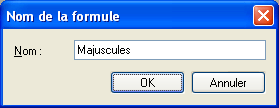 Nom de la formule